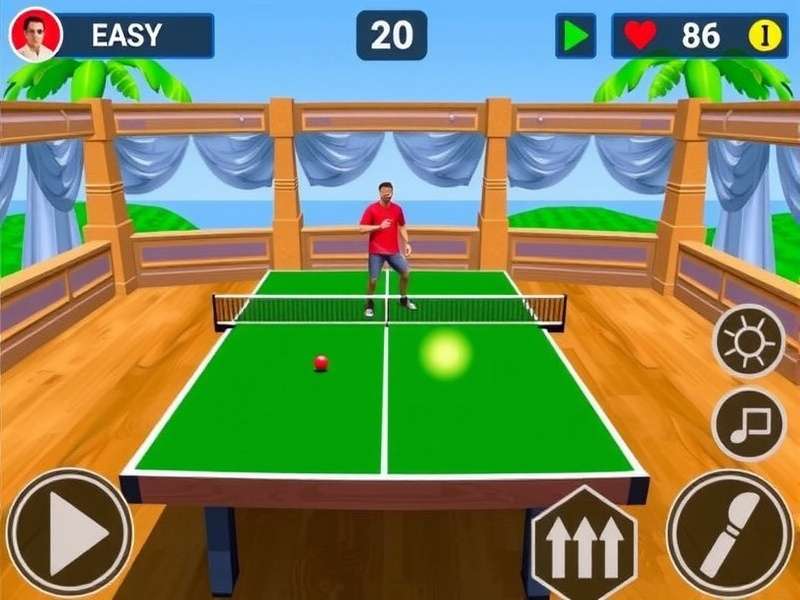 Indian Table Tennis Ace Game Screenshot